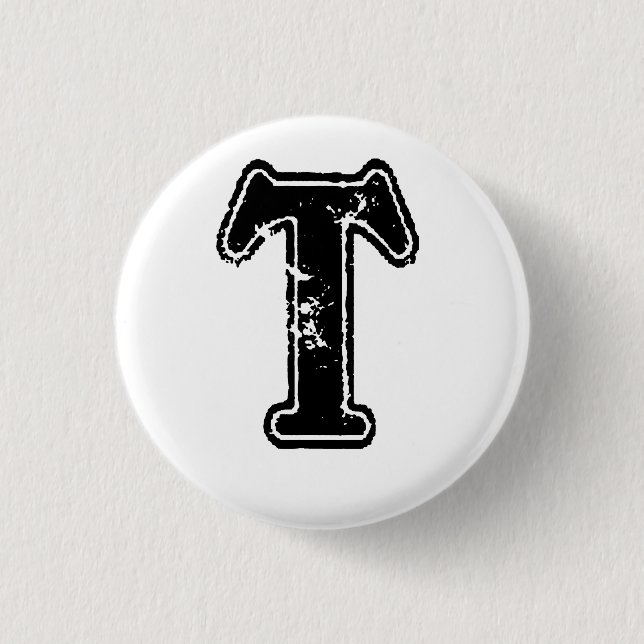 Triumph T 1 Inch Round Button (Front)