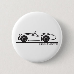 Triumph TR2 2 Inch Round Button