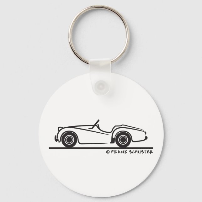 Triumph TR3 Keychain (Front)
