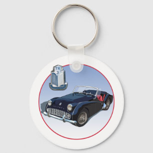 Triumph TR3 Keychain