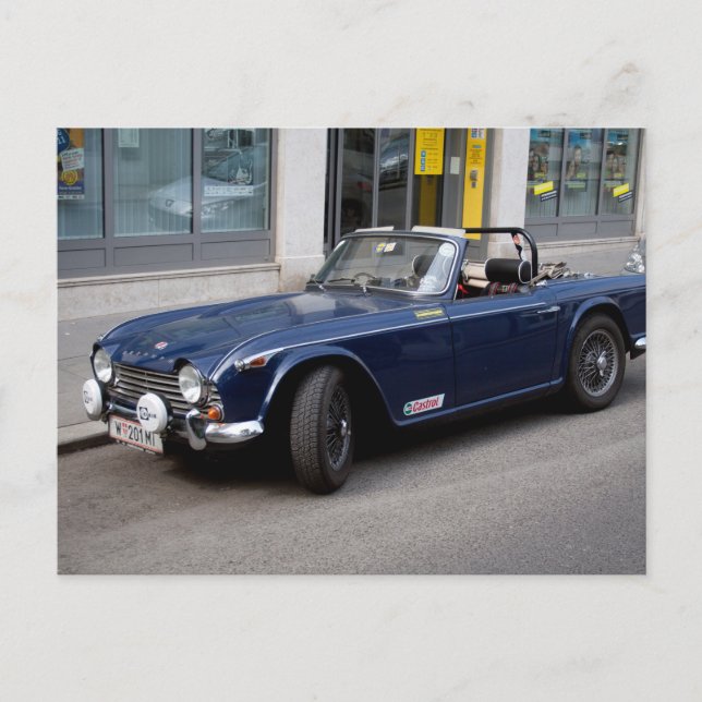 Triumph TR4 A Postcard (Front)