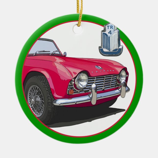 Triumph TR4 Ornament (Front)