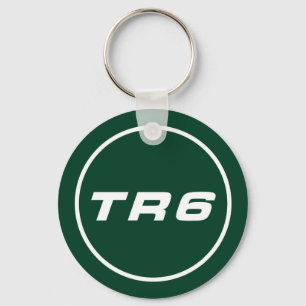 Triumph TR6 Key Trailers BRG Keychain