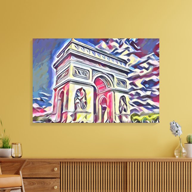 Triumphal Arch Canvas Print (Insitu(LivingRoom))