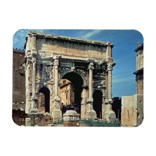 Triumphal Arch of Septimius Severus, dedicated in Magnet
