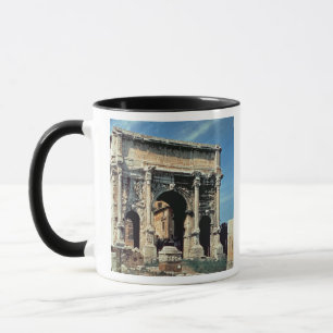 Triumphal Arch of Septimius Severus, dedicated in Mug