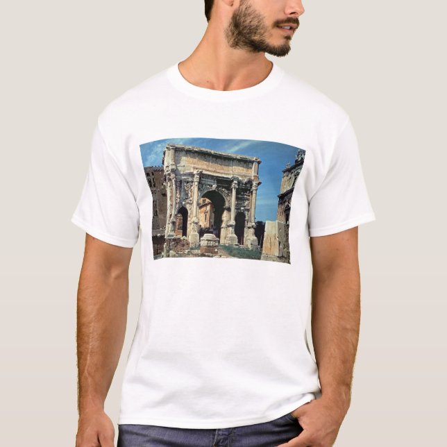Triumphal Arch of Septimius Severus, dedicated in T-Shirt (Front)