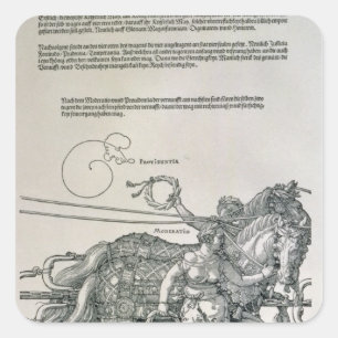 Triumphal Chariot of Emperor Maximilian I Square Sticker