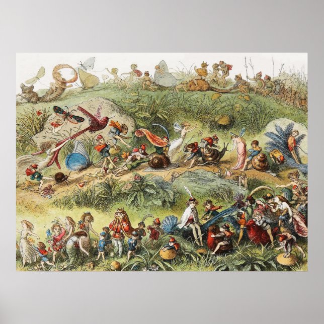 Triumphal March of The Elf King, Fairies,Goblins Poster (Front)