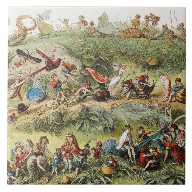 Triumphal March of The Elf King, Fairies,Goblins Tile (Front)