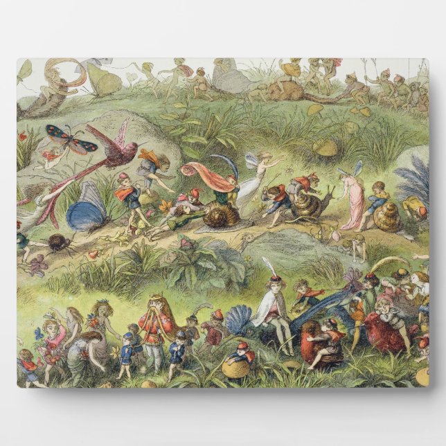 Triumphal March of the Elf-King, illustration from Plaque (Front)