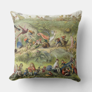 Triumphal March of the Elf-King, illustration from Throw Pillow