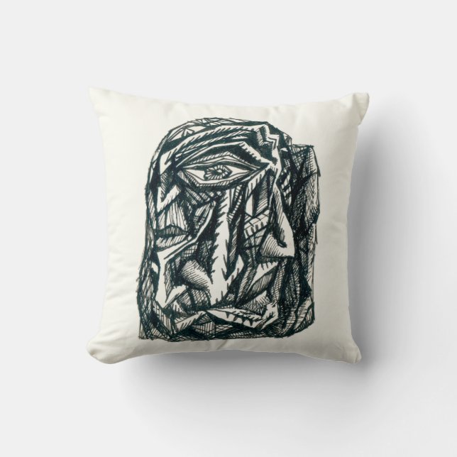 Triumvirate Throw Pillow (Front)