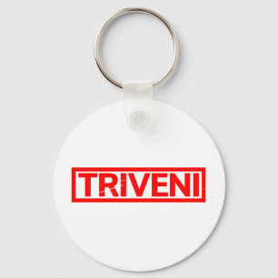 Triveni Stamp Keychain