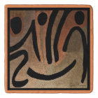 Trivet -Original Abstract Painting by Gold Masters