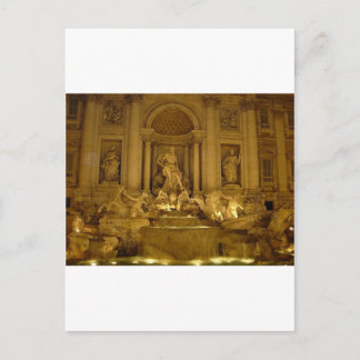 Trivi Fountain Postcard