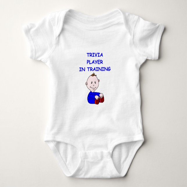 trivia baby bodysuit (Front)