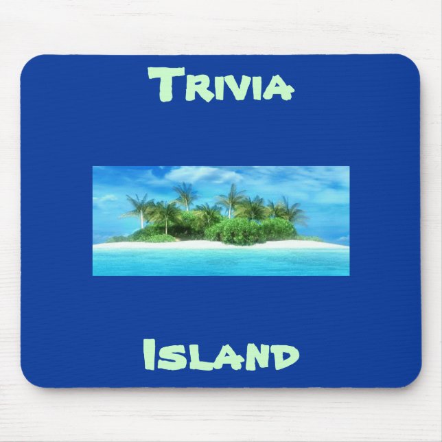 Trivia Island Mouse Pad (Front)