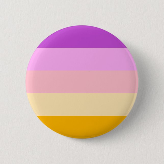 Trixic Pride Flag LGBT Pride 2 Inch Round Button (Front)