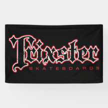 Trixster Skateboards Banner