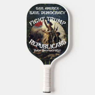 Trmp Republican Party MAGA USA America Vote Trump Pickleball Paddle