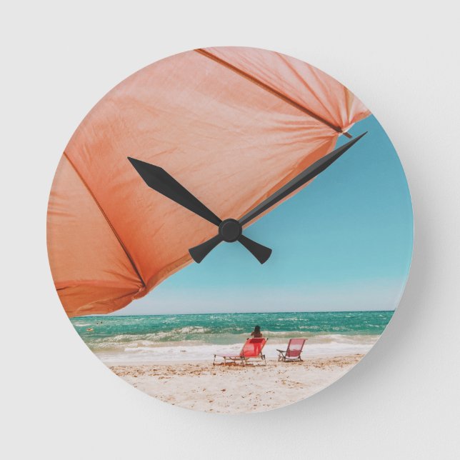 Trocadero Playa - Marbella - Spain Round Clock (Front)