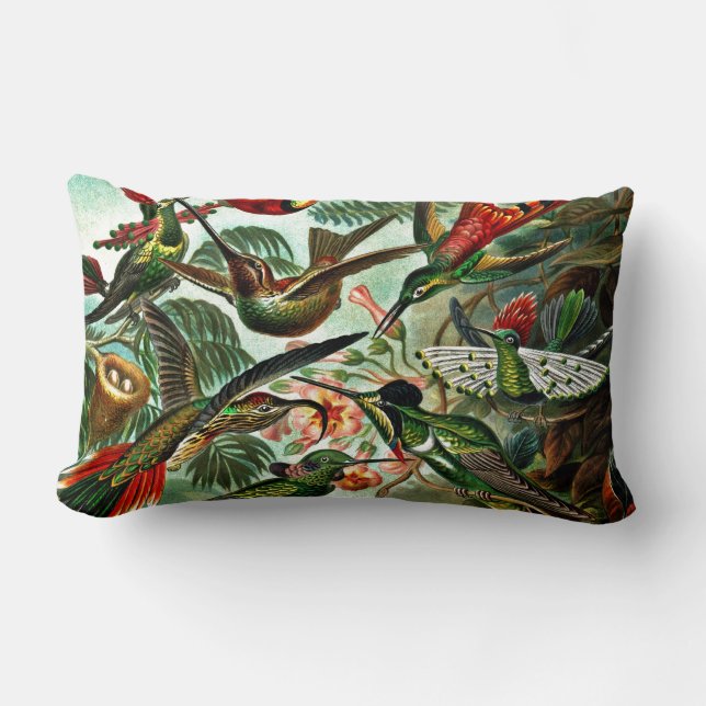 Trochilidae - Hummingbirds Lumbar Pillow (Front)
