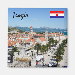 Trogir seafront promenade - Dalmatia, Croatia Magnet
