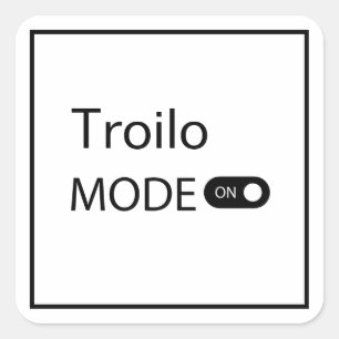 Troilo mode funny Tanguero Tango Dancer Milonga Square Sticker