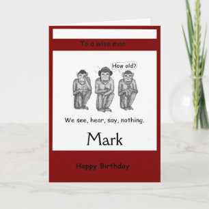 Trois cartes d'Anniversaire Sage, Moderne