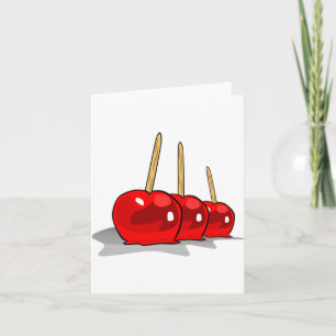 Trois Cartes de Voeux aux Pommes Confites