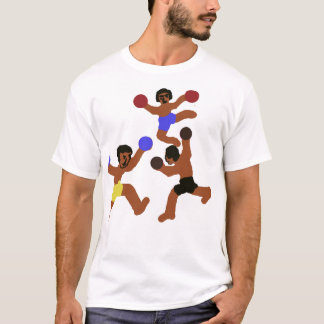 Trois combattants – T-shirt à mouvement dynamique