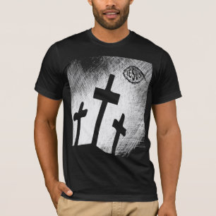 TROIS CROIX AVEC LE T-SHIRT DE POISSONS