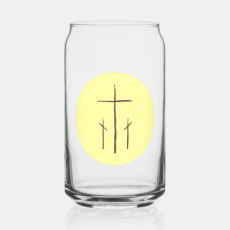 Trois croix sur le Calvaire jaune