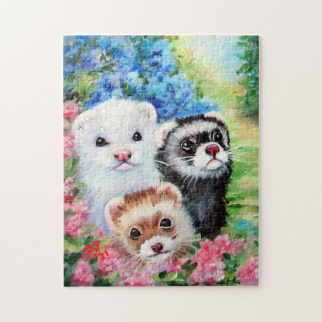 TROIS FERRETS ÉTÉ PUZZLE (Vertical)