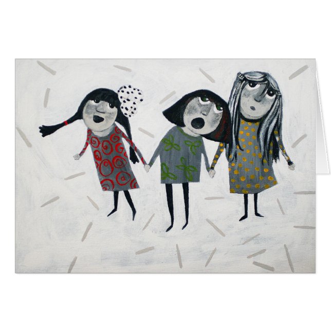 trois filles (Devant horizontal)