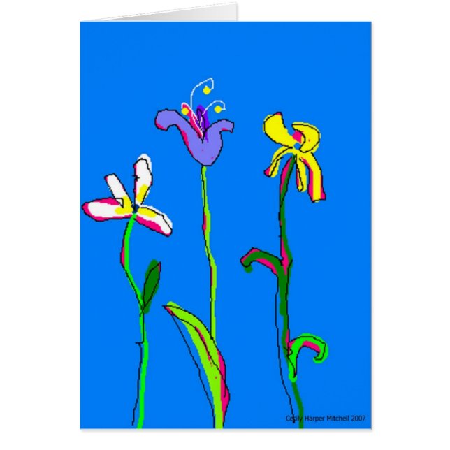 Trois fleurs #2 (Devant)