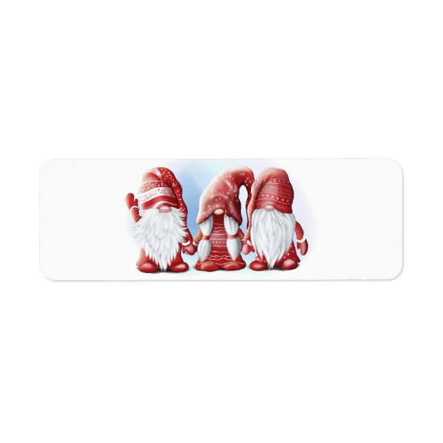 Trois gnomes amusants de Noël Café Mug Servant Tr (Devant)