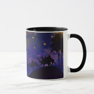 Trois hommes sages et Star de Noël Café Mug