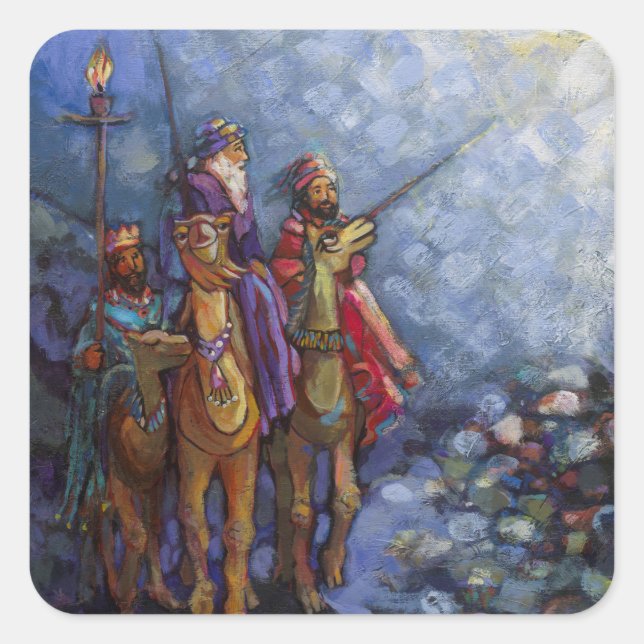 Trois Hommes Sages Suivant Les Stickers Star (Devant)