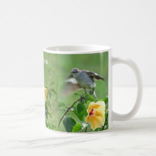 Trois Mockingbirds Fleurs Mug