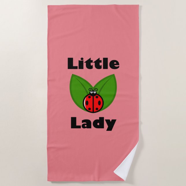 Trois petits Ladybugs - Serviette de plage (Devant)
