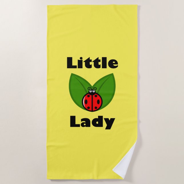 Trois petits Ladybugs - Serviette de plage (Devant)