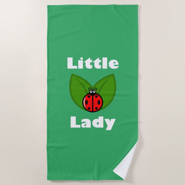 Trois petits Ladybugs - Serviette de plage (Devant)