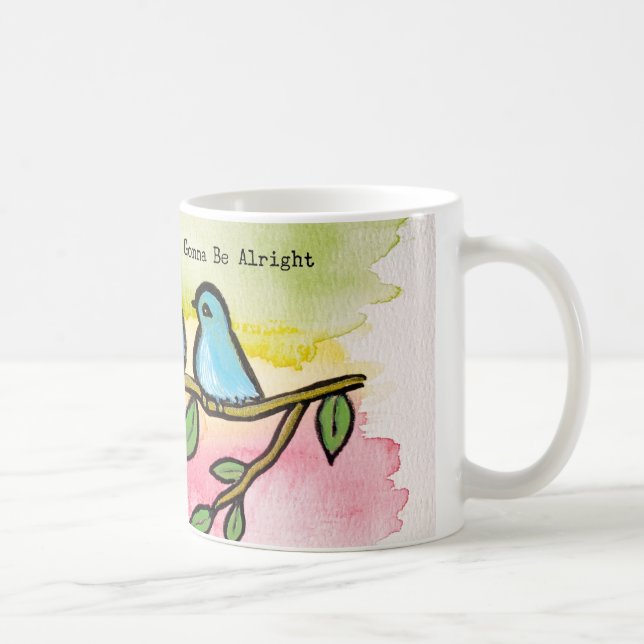 Trois Petits Oiseaux Mug (Droite)