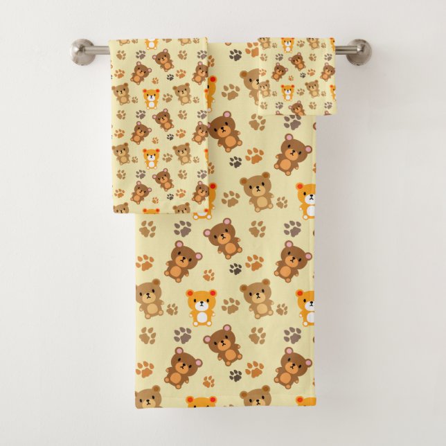 Trois petits ours motif (En situation)