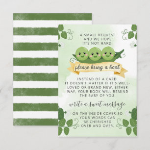 Trois Petits Pois Livre Pour Bébé Demande Carte In