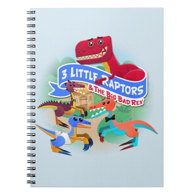 Trois petits Raptors et carnets de T-Rex (Devant)