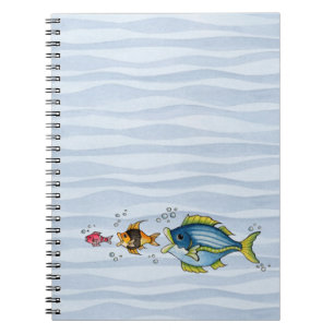 Trois poissons - carnet