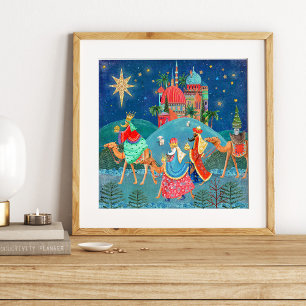 Trois rois Vacances de Noël Affiche
